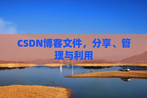 CSDN博客文件，分享、管理与利用